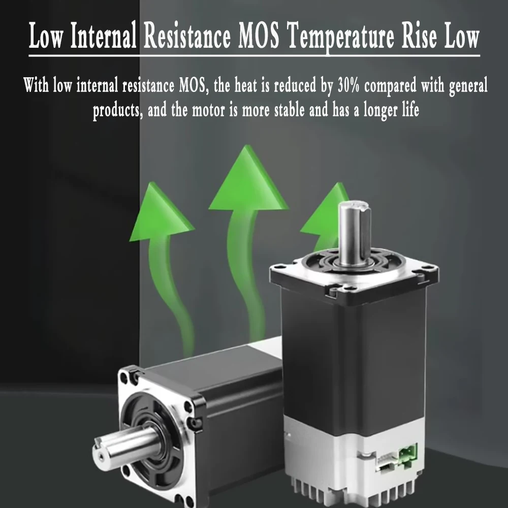 Сервомотор 24 в 48 В постоянного тока встроенный привод низкое напряжение 42/57/86 мм