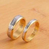 sterling silver color 18k gold color romantic heart rings for women men size 6 10 party wedding accessories couple gifts jewelry