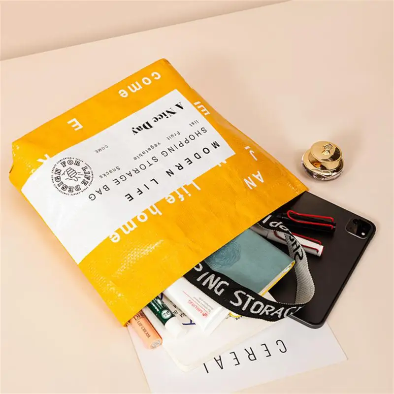 

Simple Grocery Bag Portable Handbags Environmental Protection New Shoulder Bags Storage Tools Supermarket Shopping Bag Fashion