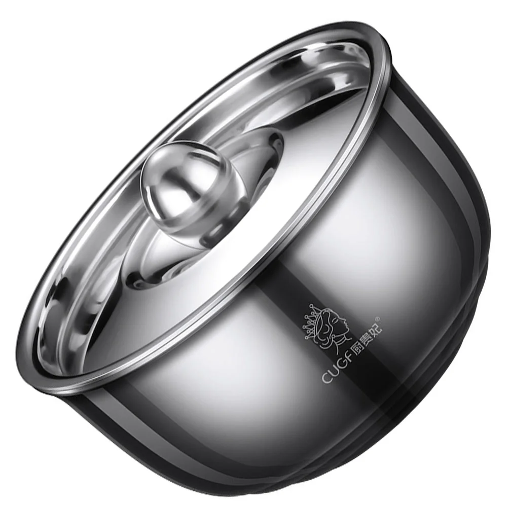 

1 Set Stainless Steel Home Household Reusable Stainless Steel Stew Bowl Soup Bowl Stew Bowl for Kitchen