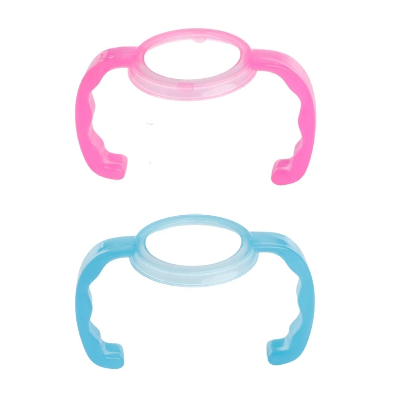 

New Baby Cup Feeding Bottle Trainer Easy Grip Standard Plastic Handles Holder