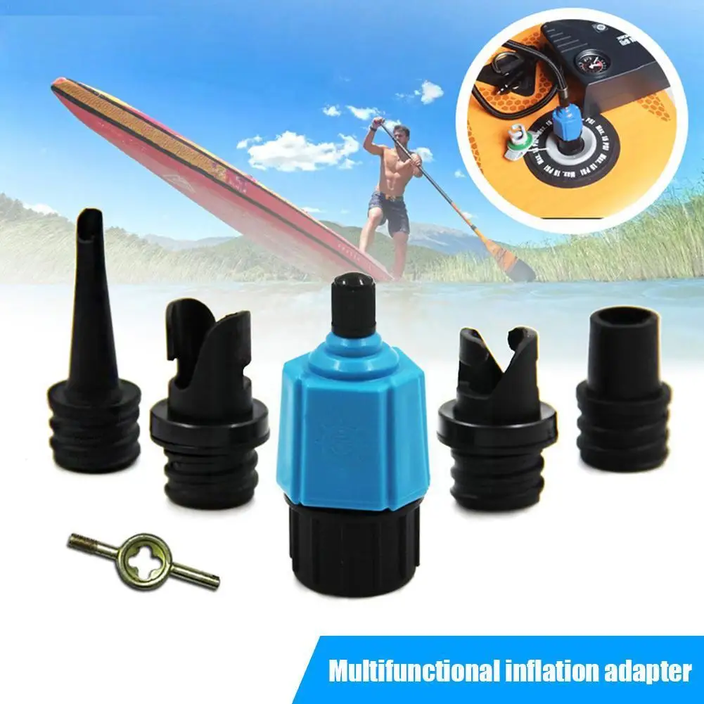 

Paddle Board Valve Adapter Rubber Boat Kayak Surfboard Converter Protection Valve Boat Boat Air Pump Pvc Q6N8