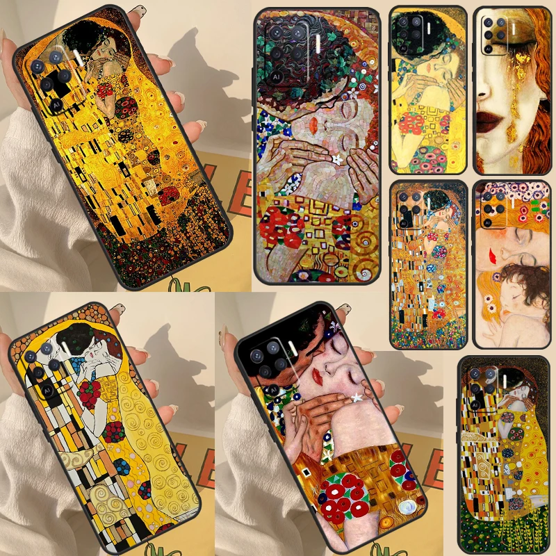 

Gustav Klimt Kiss Art для OPPO A74 A94 A54 A15 A3S A5S A52 A72 A83 A91 A93 A53S A5 A9 A31 A53 2020