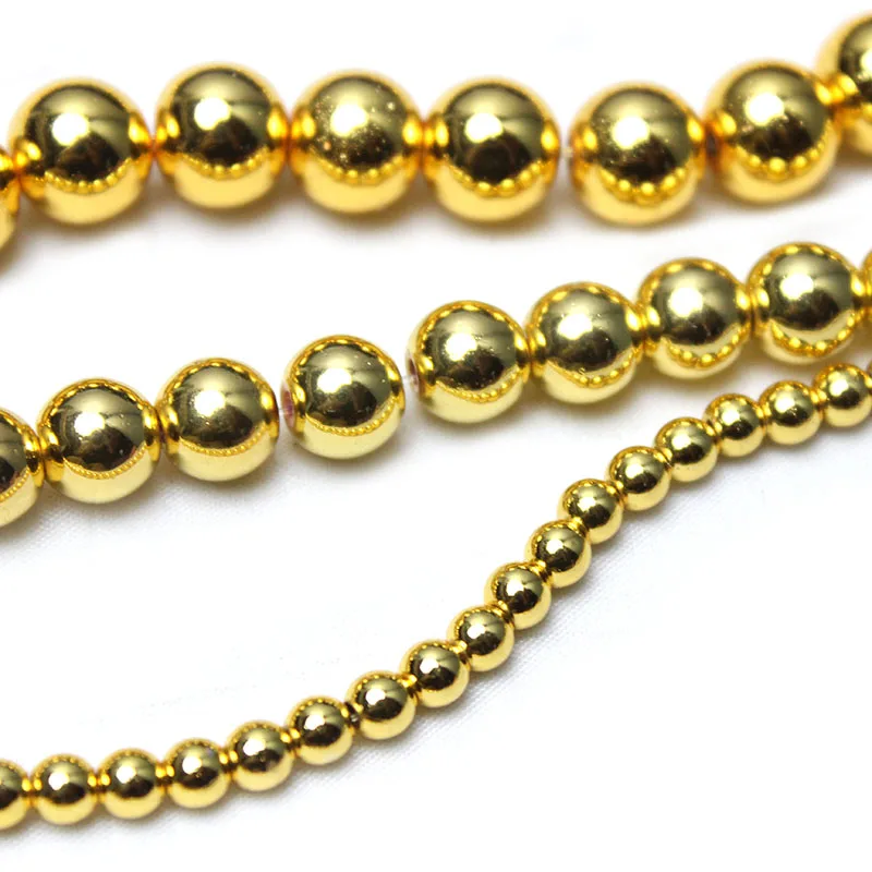 Рисунок 6 - Круглые бусины-разделители из гематита