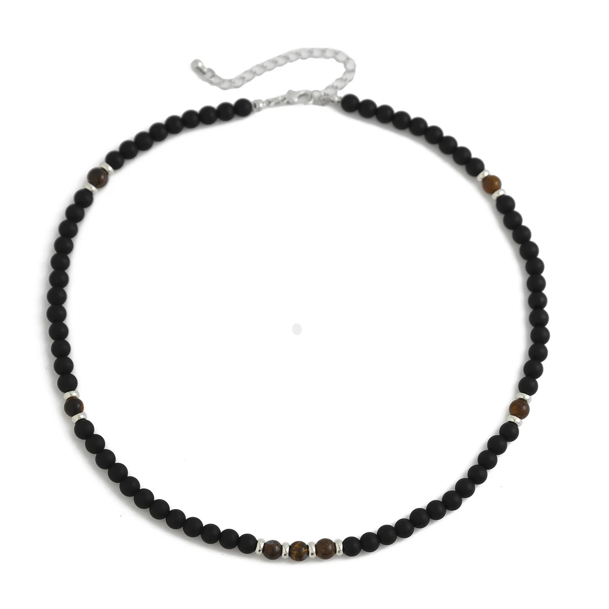 Этническое Быстрое Мужское Ожерелье Винтажное Черное Колье С Пластиковыми