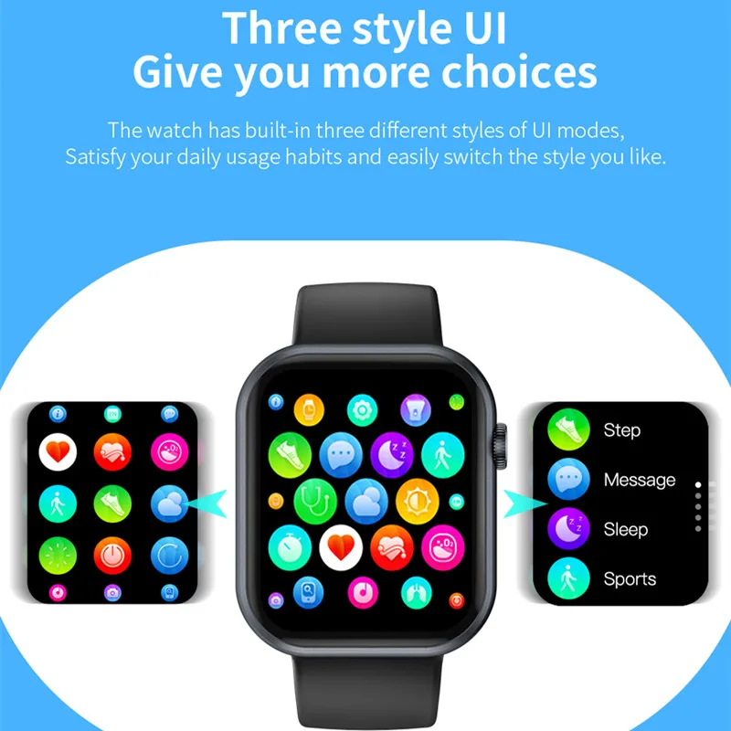 Smart Watch G20 1.83 Inch Big Screen BT Call Heart Rate Monitor Sport Fitness Tracker Men Women Smartwatch