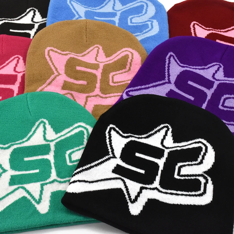 Новинка шерстяная шапка Y2K для женщин и мужчин зимняя осенняя теплая стандартная