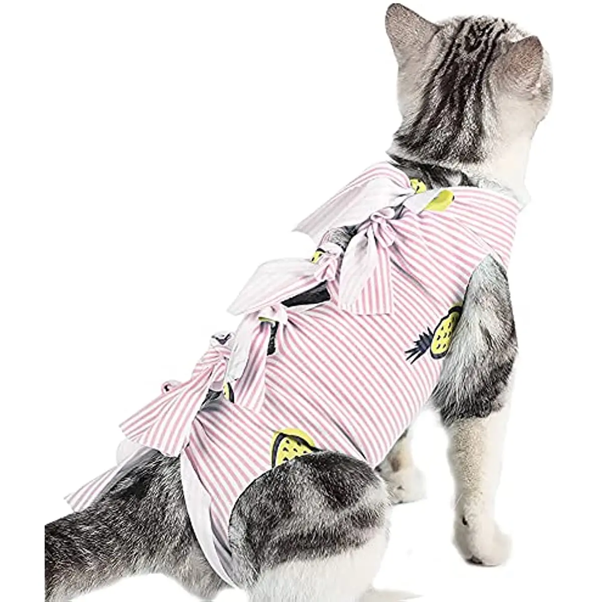 

Cat’s Recovery Suit for Post Surgery Protecting Anti-Licking Wound Kitten’s Bandage Professional Surgical Shirt for After Spay