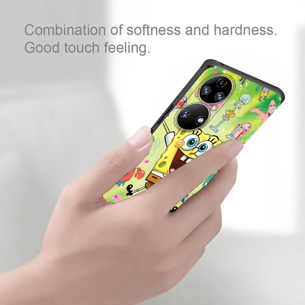 Чехол Губка Боб Патрик звезда для Huawei p30 p40 p50 p20 Pro Lite телефонный чехол Y9 Y9a Y7 Honor 50 pro