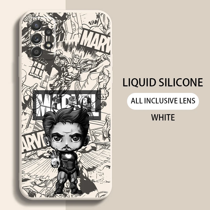 Милый чехол для телефона с капитаном Америка Железным человеком Samsung A70 A51 A50 A42 A32