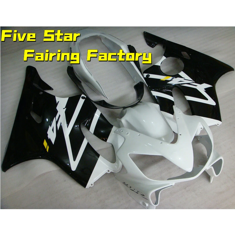 

Motorcycle Fairing Kit For Honda CBR 600 F4i 2004 2005 2006 2007 Bodywork CBR600 F4i Injection Set 600F4i Black White CBR600f4i