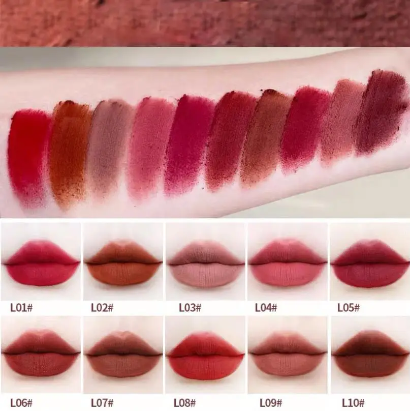 

FLORTTE Beauty Quack! Quack! Matte Lip Mud Air Lipstick Lip Tint Long-LastingMakeup Women Cosmetics