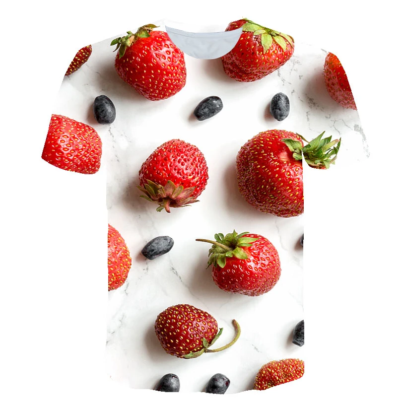 

Summer men's loose o-neck 2022 new cartoon characters 3D printing leisure fashion short sleeves T-shirt
