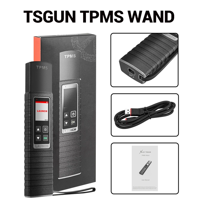 

LAUNCH X431 TSGUN TPMS инструмент для контроля давления в шинах автомобиля датчик активации считывания обучения программирования работы на X431 V/V +/PRO3S