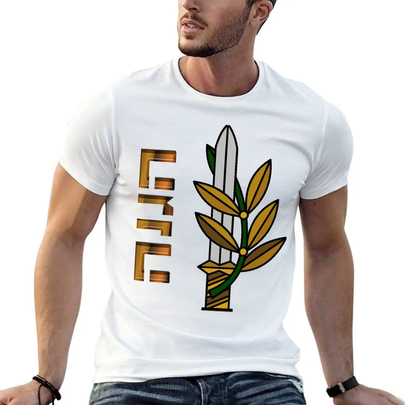 Футболка с логотипом Haganah (защита) эстетическая одежда принт животных для