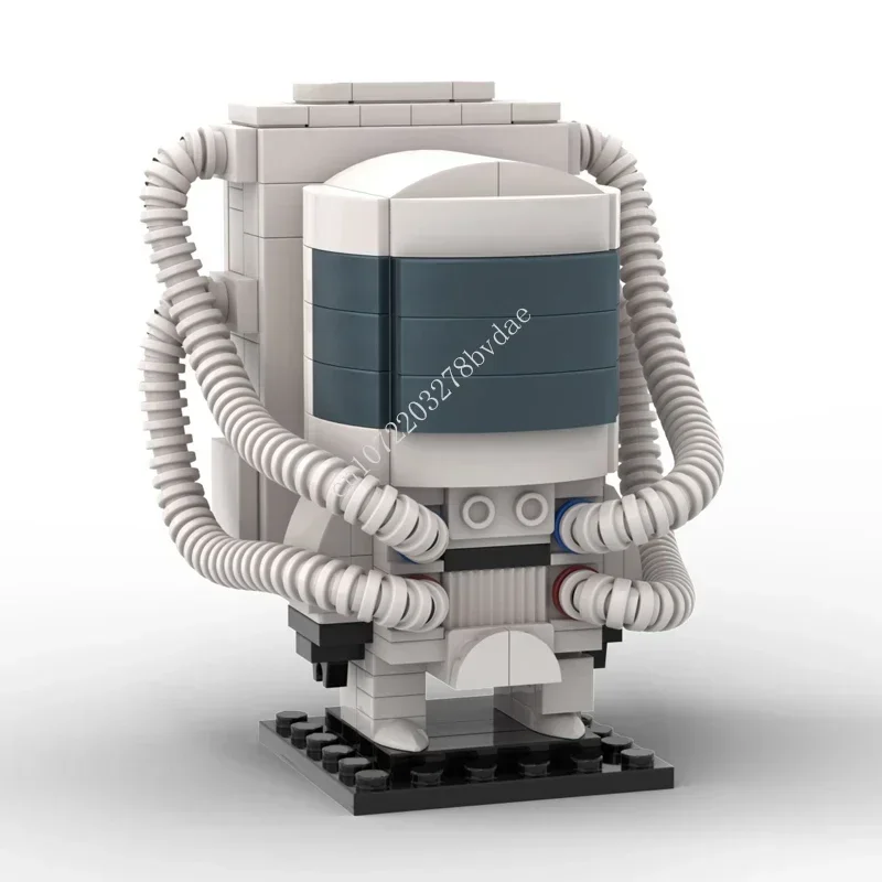 MOC Персонажи фильмов Космонавт Астронавт、Scout Trooper、Dengar And Cad Bane Brickheadz Строительные