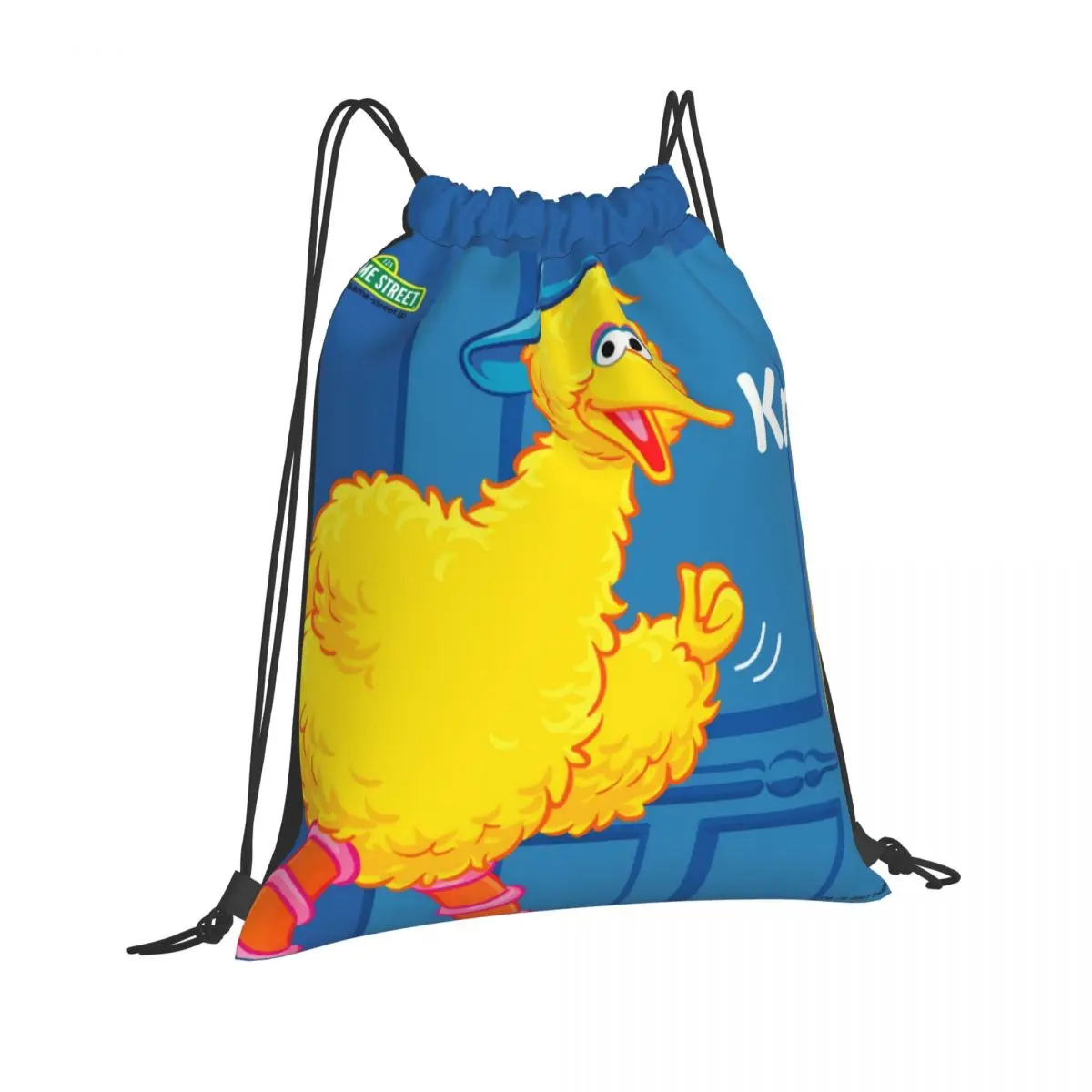 Big Bird Sesame Street Drawstring Bags Gym Pouch 3D Print Backpack Shoe Bag