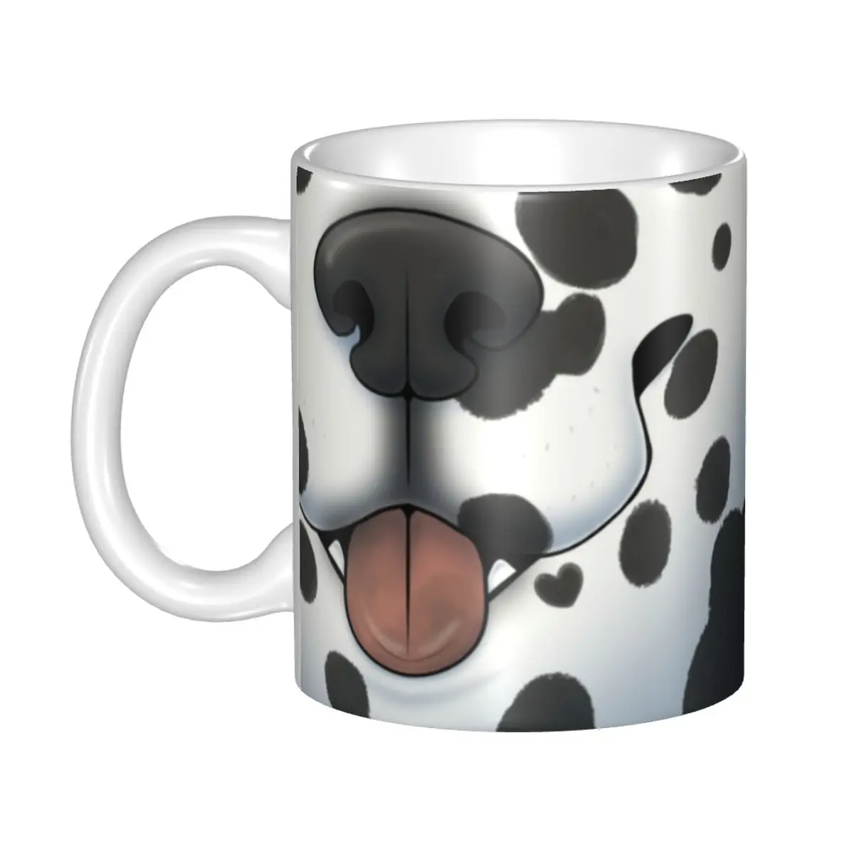 

Керамическая чашка для чая и молока с изображением собаки далматинской собаки