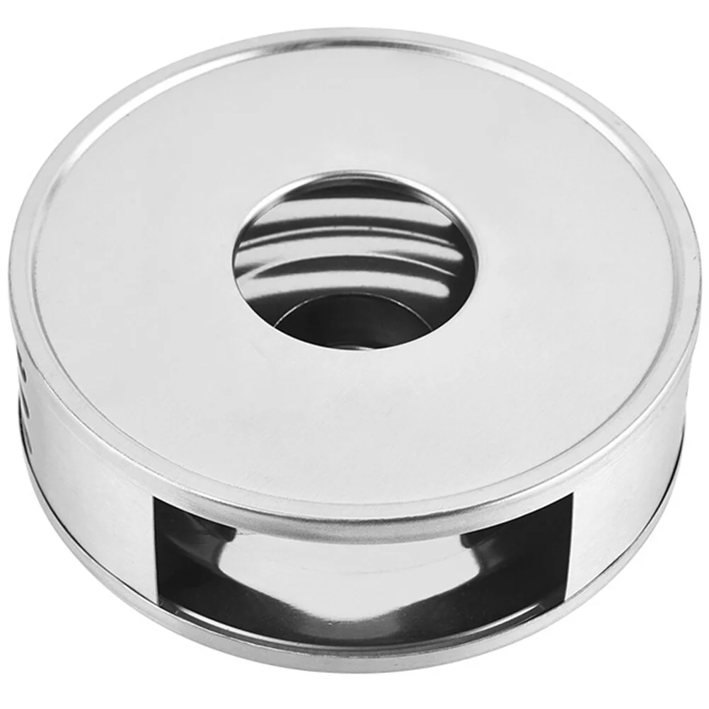 

Teapot Stand Electric Warmer Stainless Steel Kettle Holder Practical Light Tealight