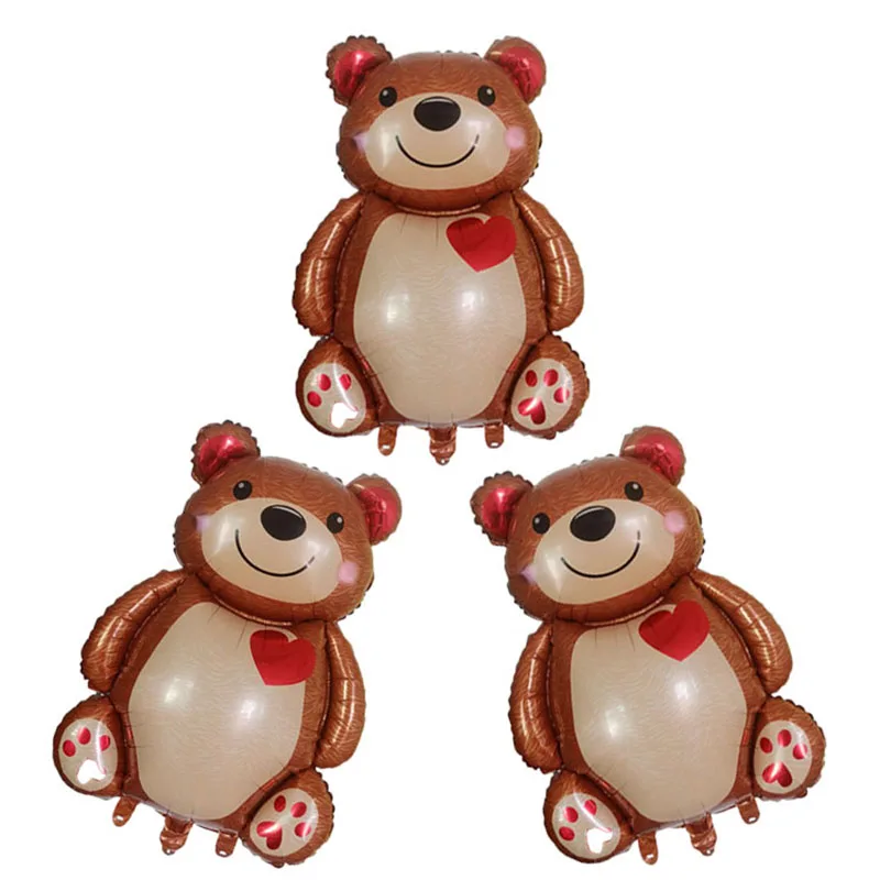 

Children's Balloon Decoration Cartoon Large Love Bear Aluminum Film Birthday Party Layout Room Baby Shower Decoration Balloon