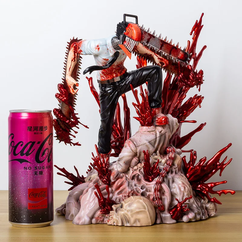 

In Stock Chainsaw Man Denji Figure 29Cm Pvc Statue Chainsawman Anime Figures Action Figurine Model Collection Doll Toys