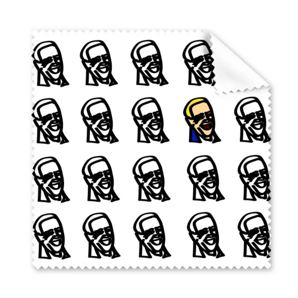 

USA President Person Joseph Colorful Repeat Cleaning Cloth Phone Screen Glasses Cleaner 5pcs