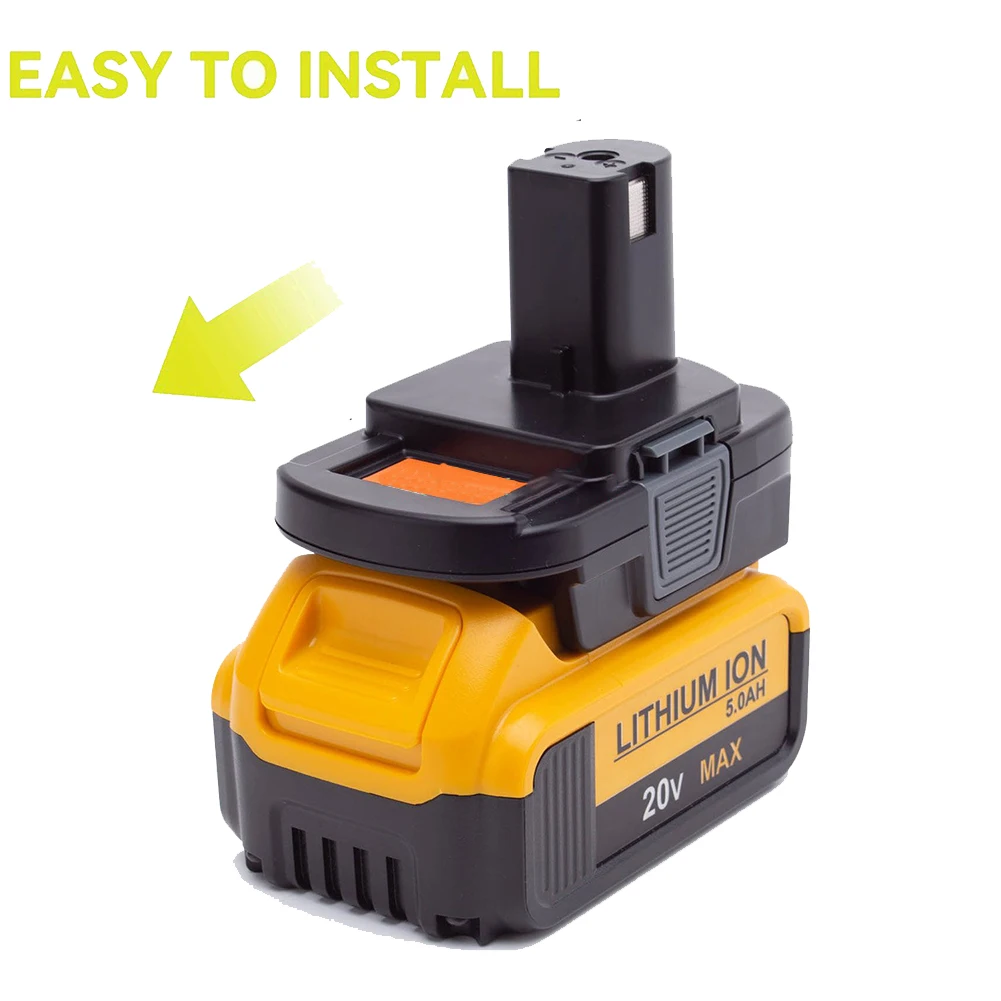 

Battery Converter Adapter For DEWALT 18V 20V For Milwaukee RYOBI 18V One+ Lithium Batteries USB Port Charge Mobile Phones