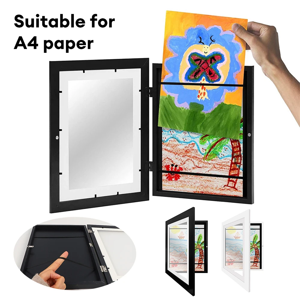 

Children Art Frames Magnetic Front Open Changeable Kids Frametory For Poster Photo Drawing Paintings Pictures Display Home Decor