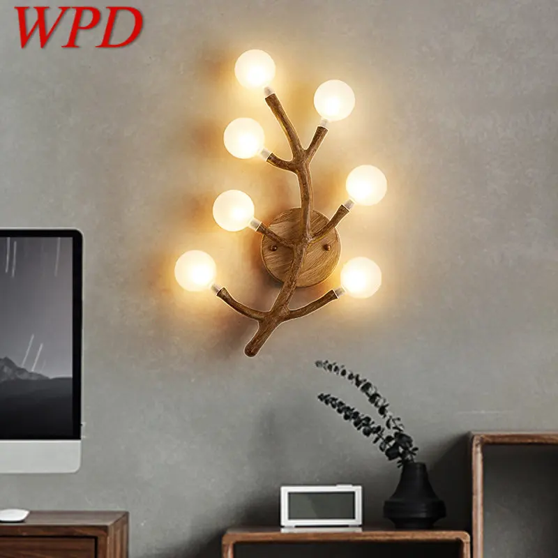 

WPD Nordic Wall Lights LED Modern Creative Resin Luxury Sconce Lamp For Home Living Room Bedroom Bedside Decor