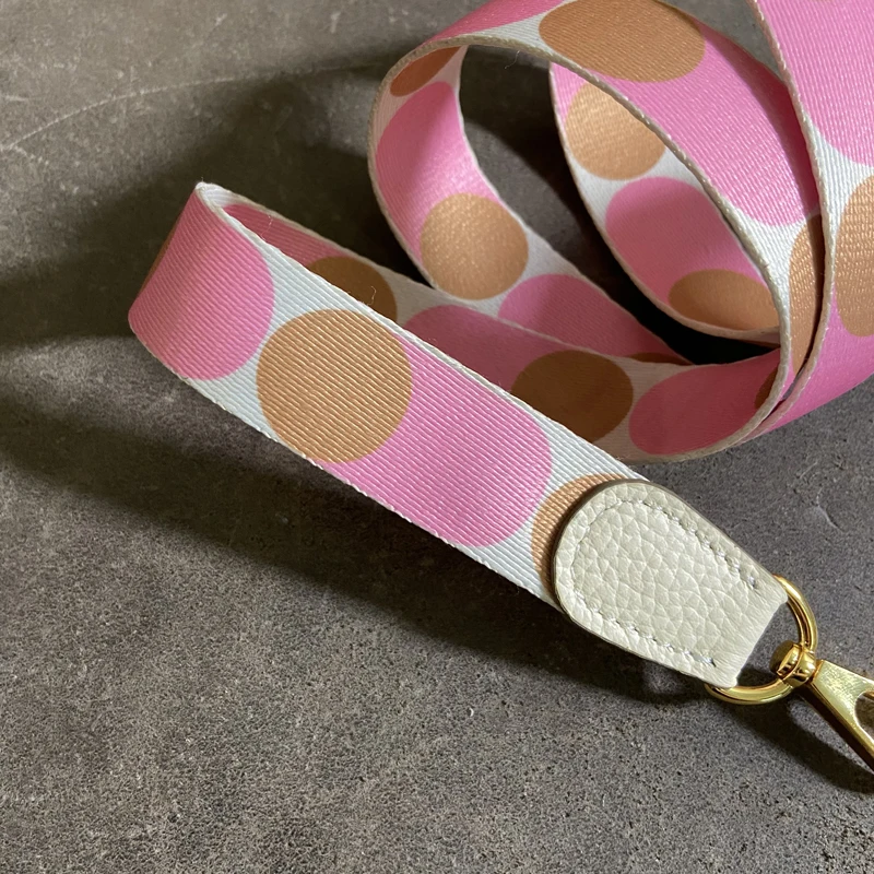 Evelyn Bag With Shoulder Strap Color Woven Canvas Shoulder Strap All-match Leather Diagonal Bag Strap Accessories