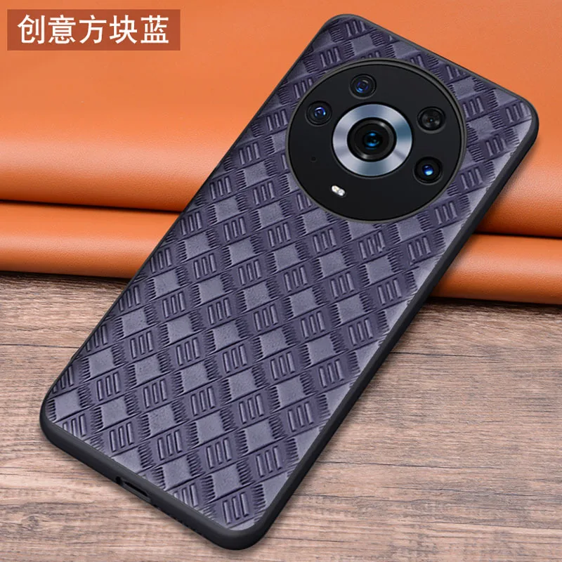 Hot New Genuine Leather Luxury Crocodile Head Phone Case For Honor Magic 3 Pro Cover For Honor Magic3 Pro 6.76 Inch Cases