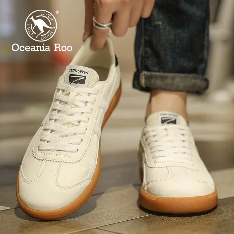 Туфли-кенгуру мужские весенне-осенние повседневные туфли с низким берцем легкая