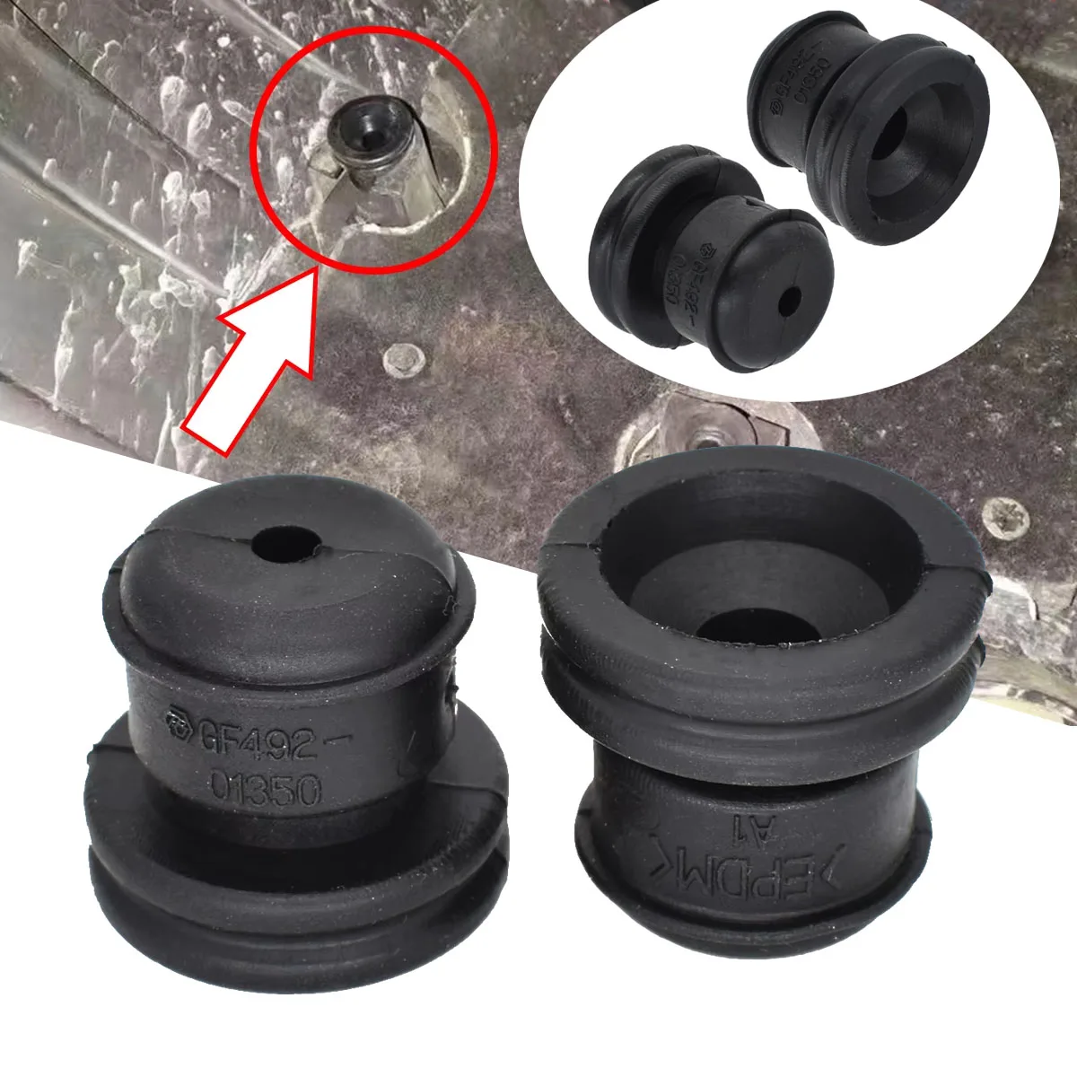 

2X накладка, резиновая втулка, буферная втулка, накладка, защитная пластина, подушка для Toyota Corolla Vios Yaris Levin, верхняя крышка двигателя