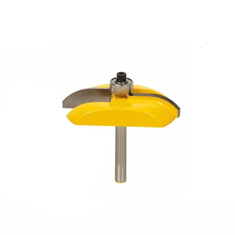 

1pc 1/4" Shank Raised Panel Router Bit Door Cove 2-1/2" Diameter Woodworking Cutter Tenon Knife for Wood Tools