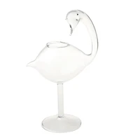 red wine glasses 1pcs swan shape cocktail glass wine glass goblet glass water cup for restaurantsbar party 180mlfor wed