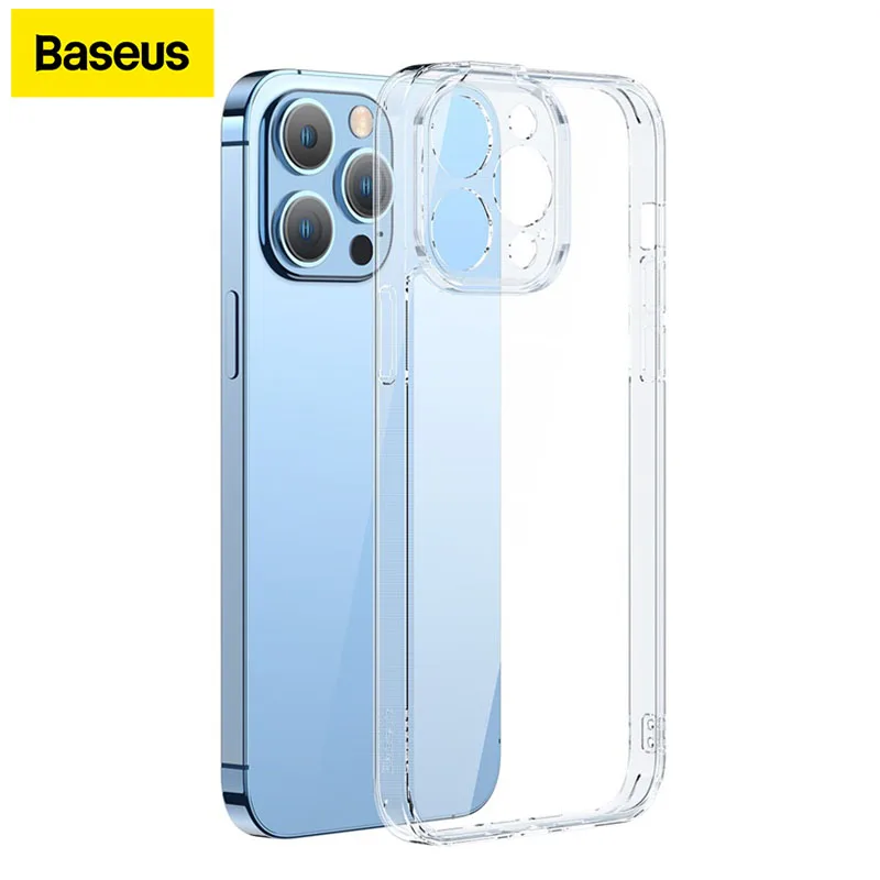Baseus superglass cam telefon kılıfı için iPhone 14 Pro Max 2022 telefon kapak temperli cam filmi ile iPhone 14 artı vaka