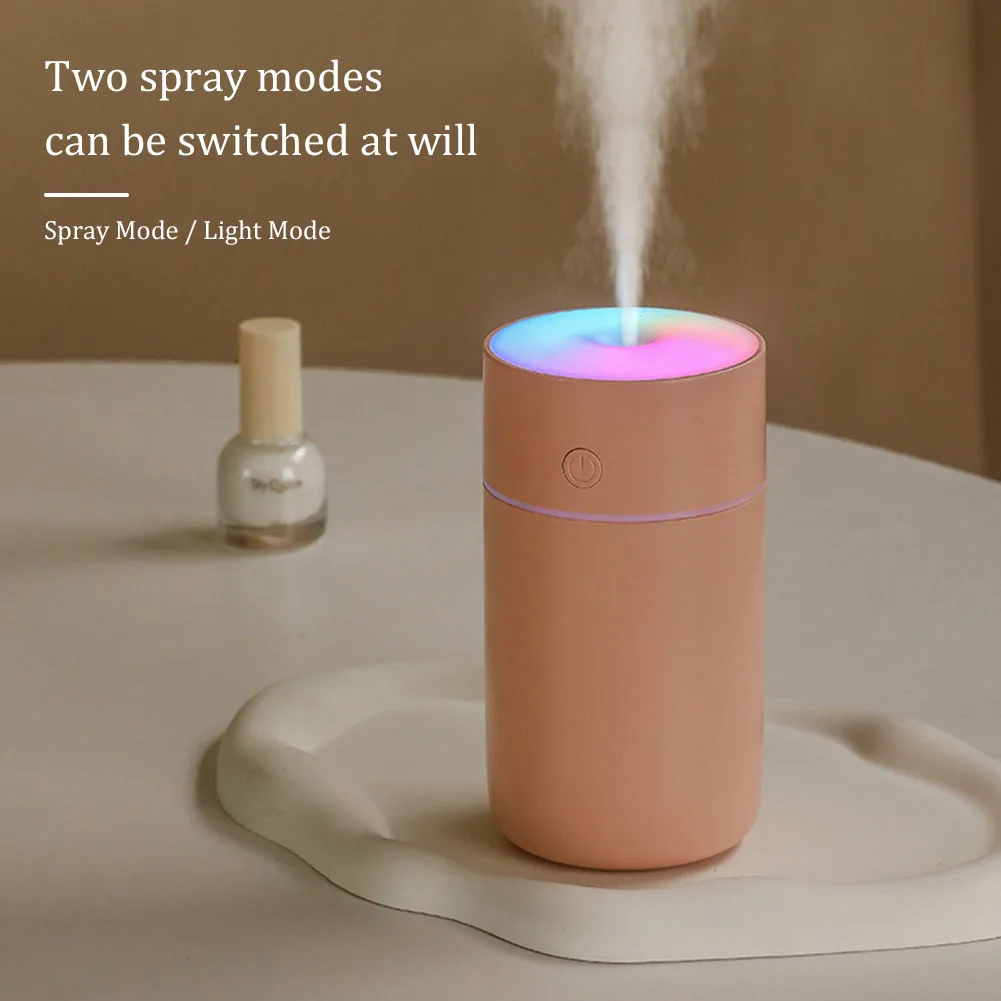 

Humidifier Portable USB Ultrasonic Colorful Cup Aroma Diffuser Cool Mist Maker Air Humidifier Purifier With Light For Car Home