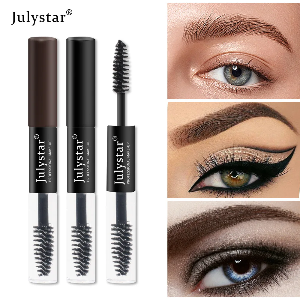 

New 5 Color Liquid Eyebrow Dyeing Cream Waterproof Non-Smudge Brow Gel Wild Tattoo Eyebrow Enhancer Makeup With Eyebrow Brush