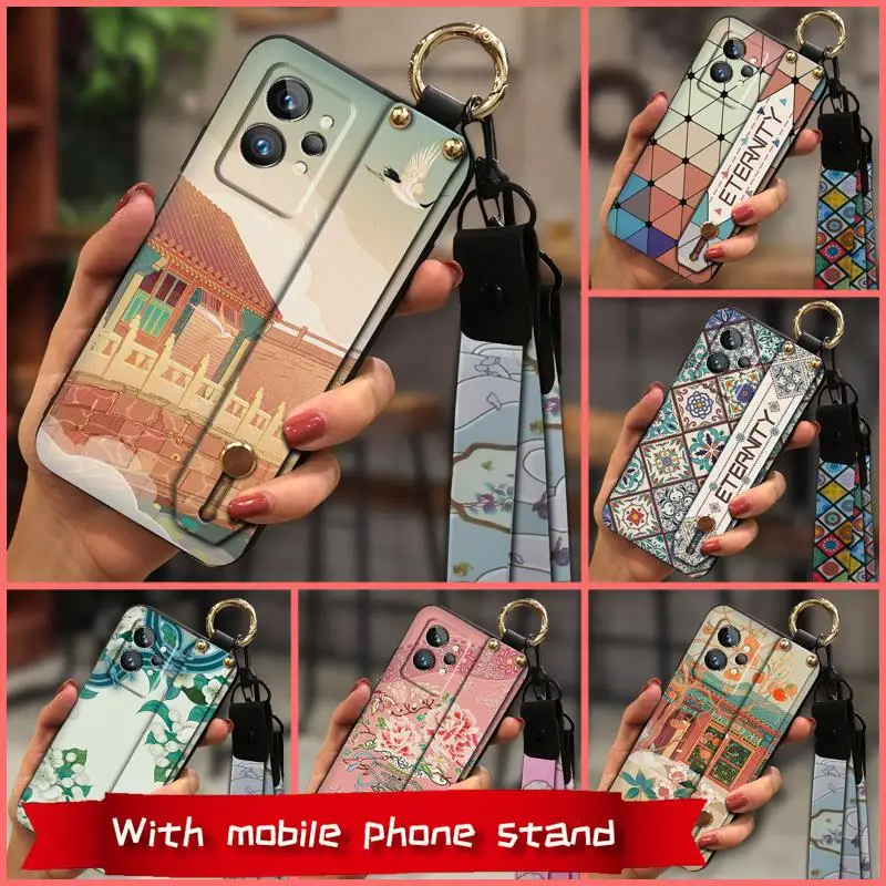 

Dirt-resistant New Arrival Phone Case For Realme GT2 Pro 5G Soft Kickstand For Girls Waterproof