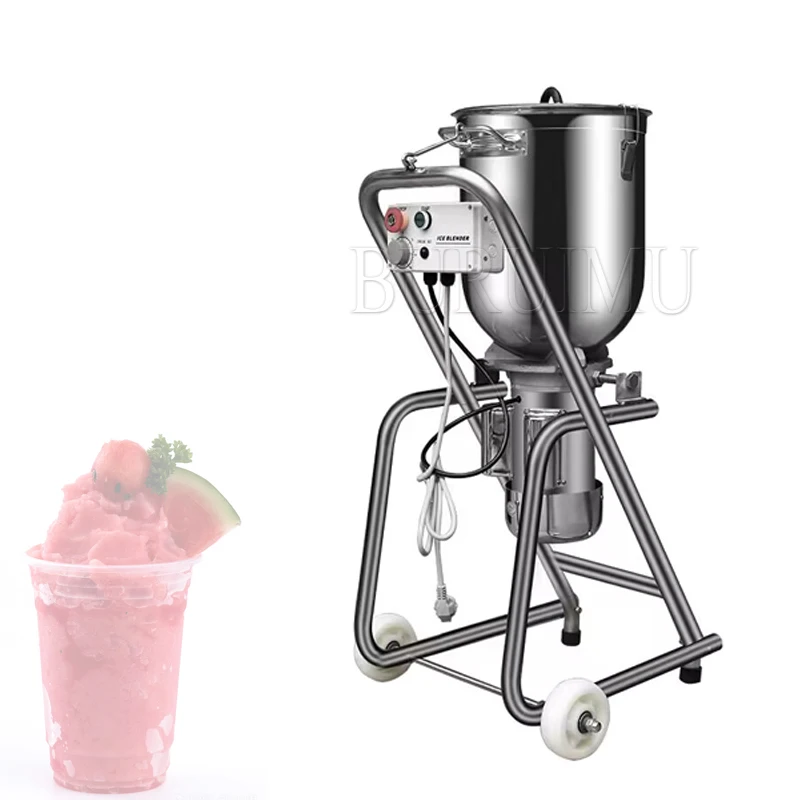 Industrial Use Heavy Duty 6 pcs Blades Commercial Ice Crusher Shaver Machine Ice Blender Machine High Speed Ice Crushing Machine