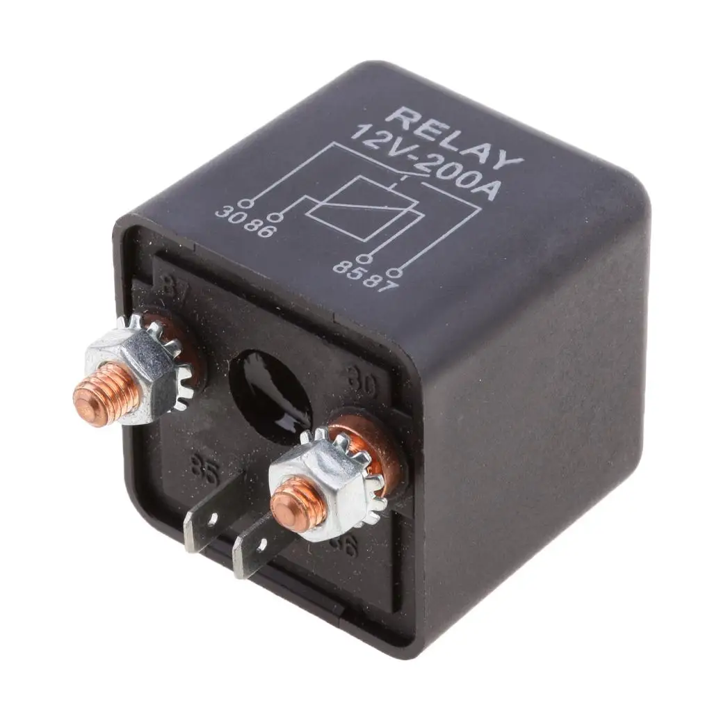 

12V Amp Split Charge Relay Switch - four pin Relays for Truck Boat Marine