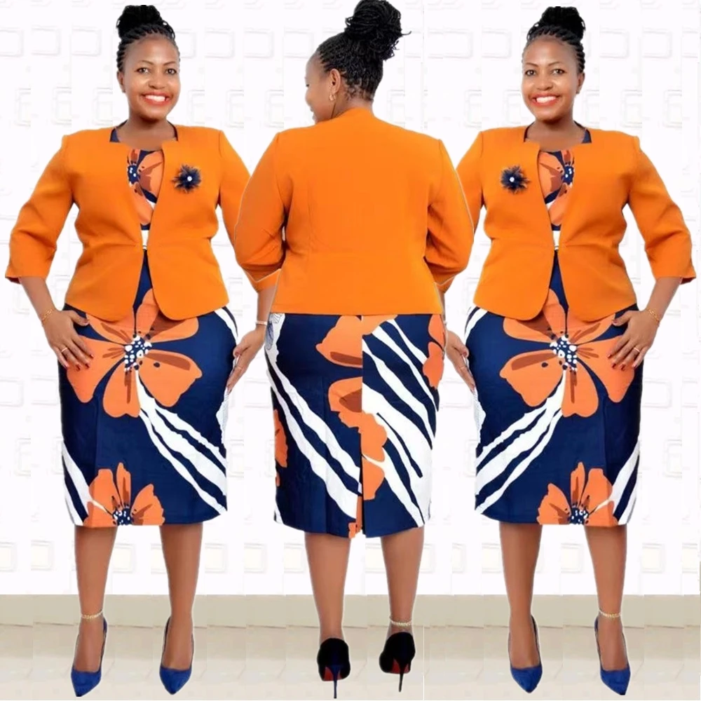 Размера плюс Модное Новое поступление африканские офисные женские пальто и