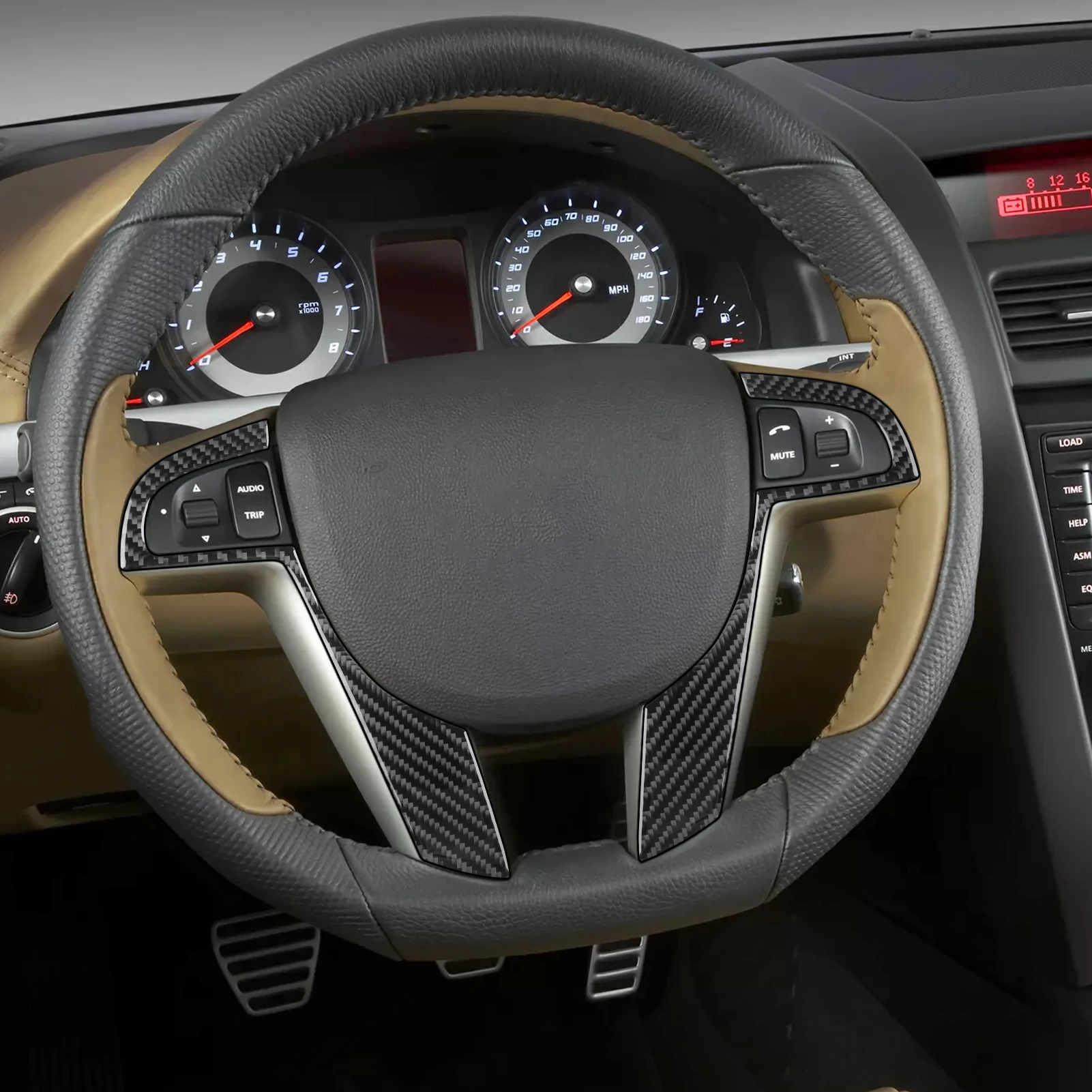 Для Pontiac G8 2008-2009 наклейка из настоящего углеродного волокна инструментальная