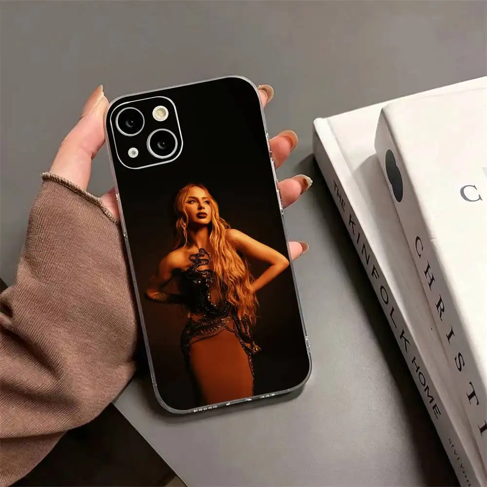 Фото Российская поп-певица А-Анна Асти. Прозрачный мягкий чехол из ТПУ для iPhone 17 16 15 14 13 12 11 X XR XS Pro Max Mini. №5