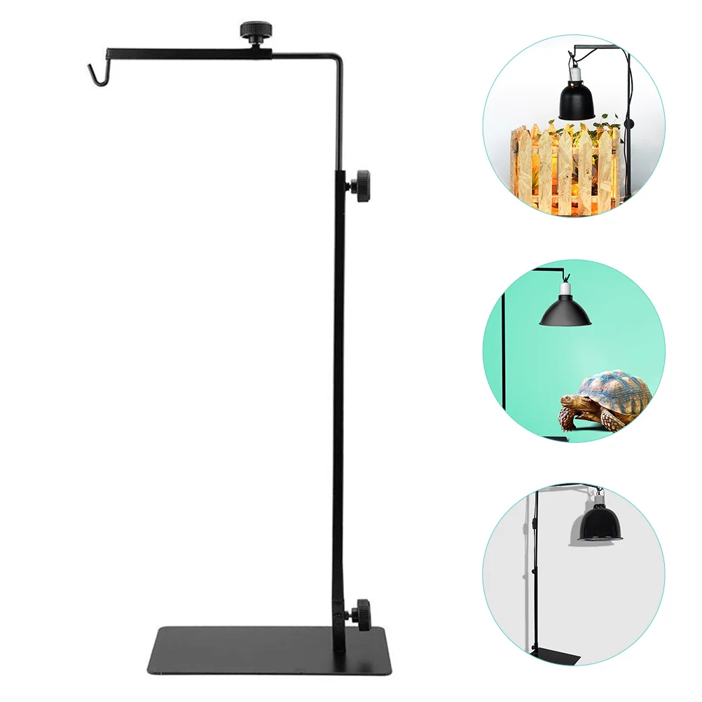 

Adjustable Height Lamp Stand Reptile Tank Lamp Stand Metal Light Rack Heat Lamp Stand