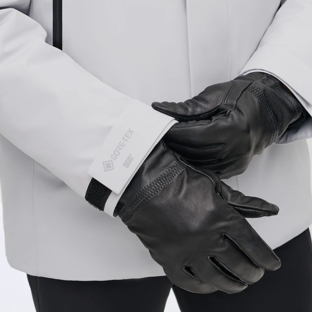 BOSIDENG весенне-осеннее длинное пальто Мужская модная ветровка с капюшоном черное