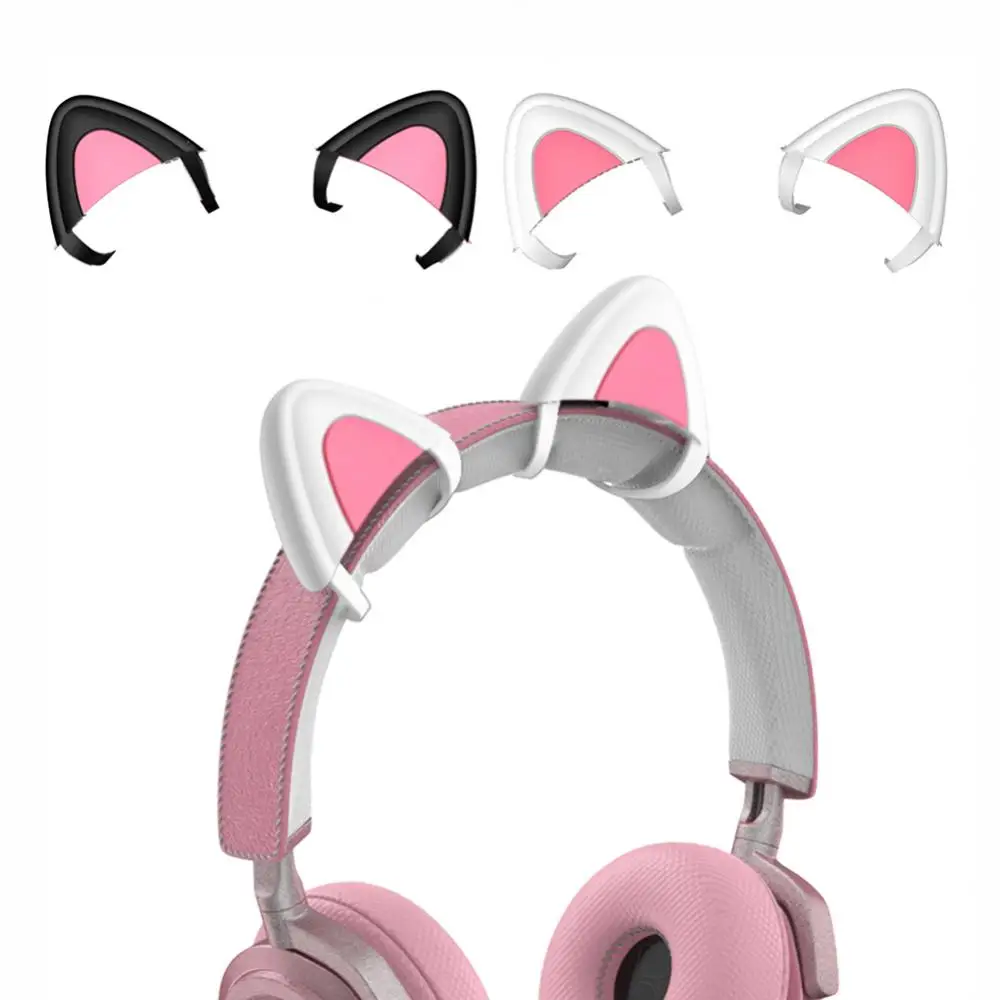 

Universal Headphone Cat Ear Pendant Headphone Decoration Silicone Headset Accessories Headphone Cat Ear Kit 2023 Hot Sale
