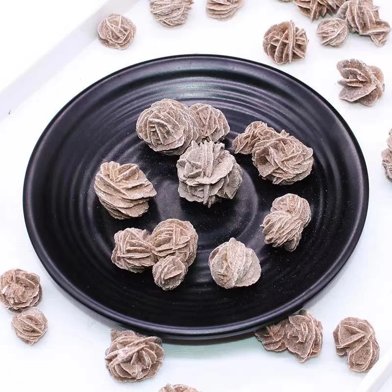 

1pcs Natural Desert Rose Rough Stone Teaching Specimen Home Office Ornaments Rose Quartz Crystal Selenite Stone Home Decor Gifts