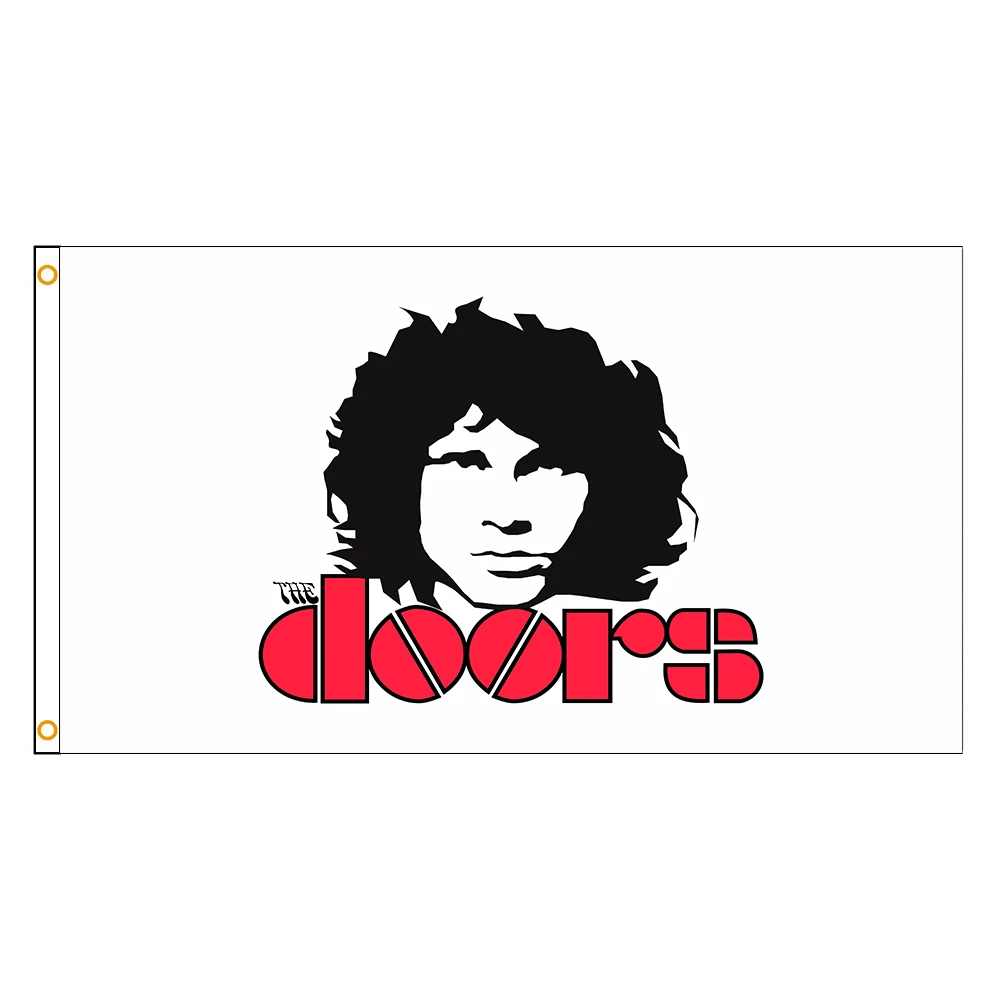 

90x150cm The Doors Jim Flag Band Banner Home Or Outdoor For Decoration
