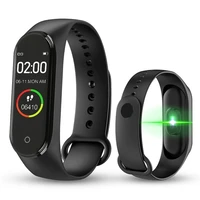 m4 fashion smart bracelet heart rate blood pressure sleep monitor men women sport fitness pedometer wristband bracelet watch